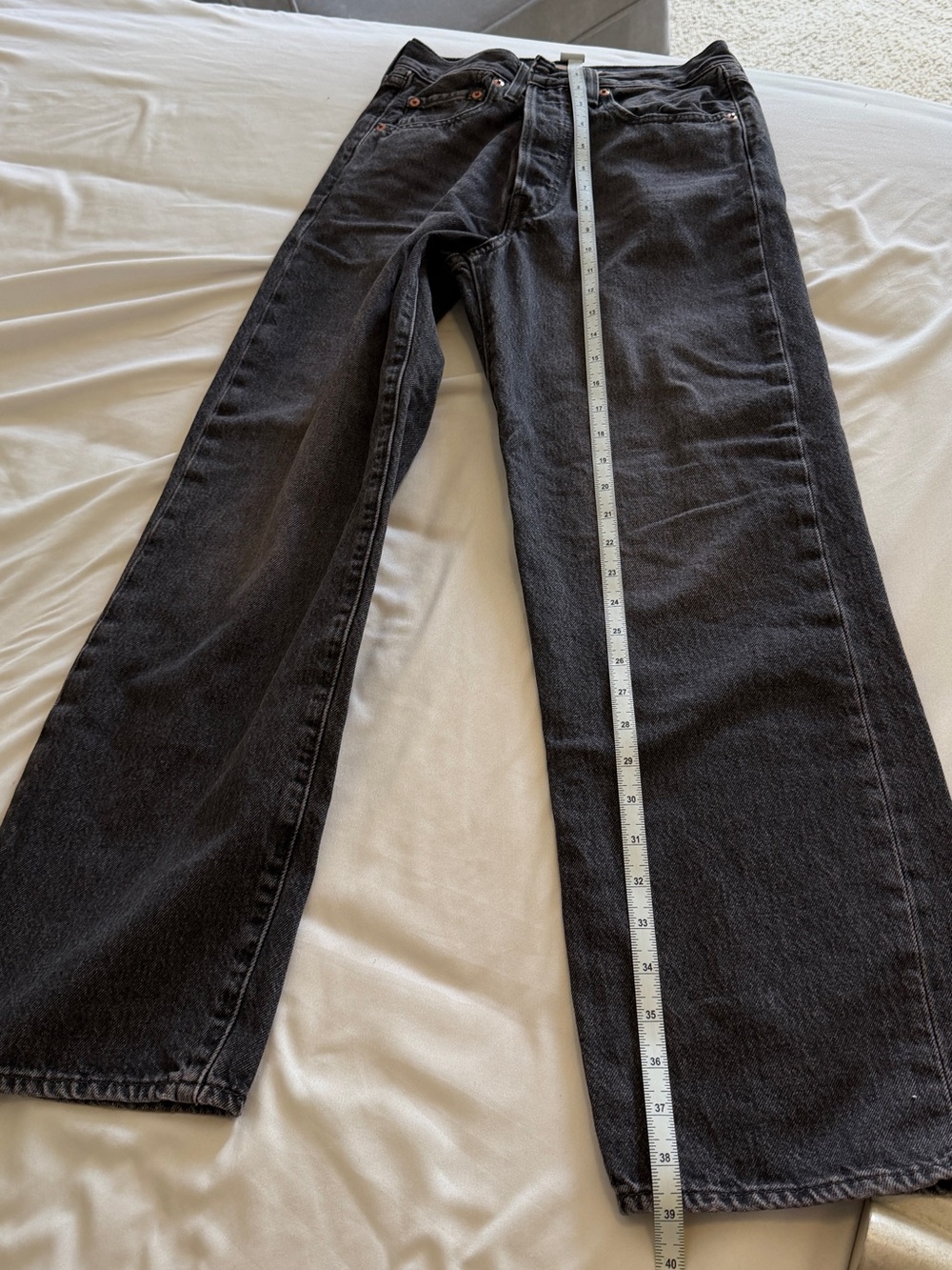 Women's Black Straight-Leg Jeans